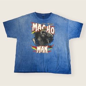 Vintage Macho Man Randy Savage WWE Wrestling Tshirt